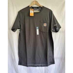 Men's S Carhartt TK4616 Force Relaxed Fit Midweight Short Sleeve Pocket T-Shirt